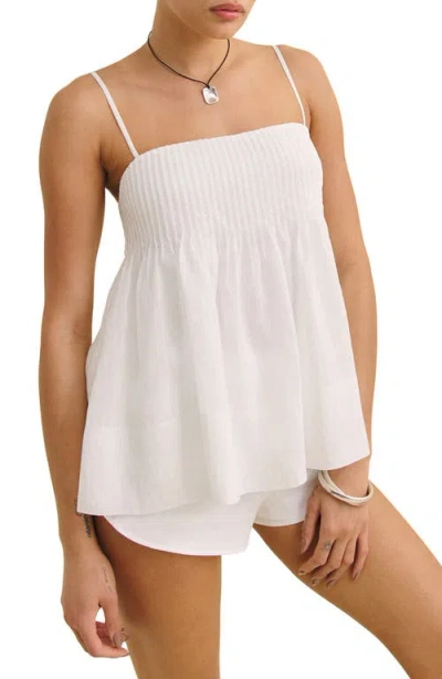 Reformation Cici Pintuck Pleat Empire Waist Camisole