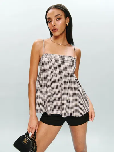 Reformation Cici Top In Remy Check