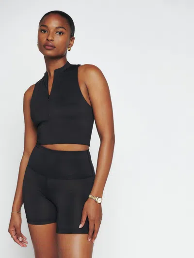 Reformation Cindy Ecomove Zip Set In Black