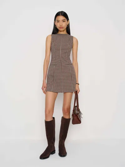 Reformation Citron Dress In Brown