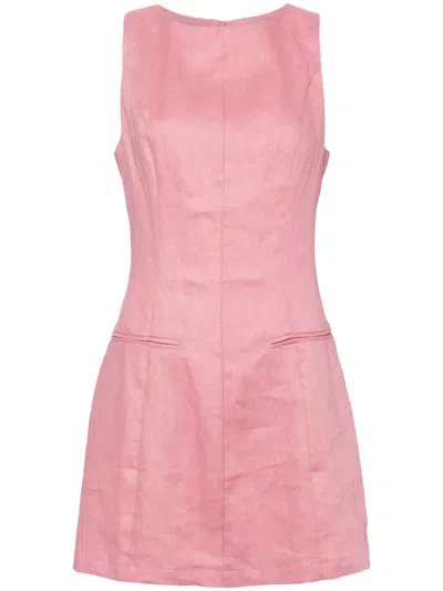 Reformation Citron Dress In Pink