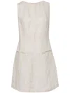 Reformation Citron Linen Dress In Neutrals