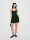 Reformation Citrus Dress In Black