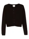 Reformation Clara Cardigan In Black