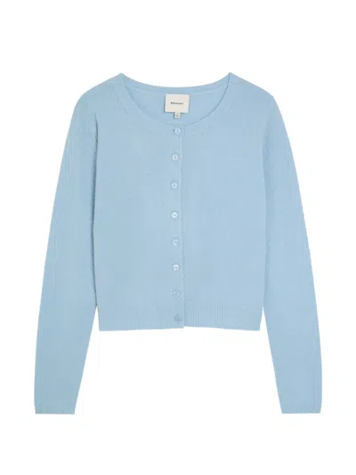 Reformation Clara Cardigan In Blue