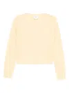 Reformation Clara Cardigan In Yellow