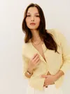 REFORMATION CLARA CASHMERE CREW CARDIGAN