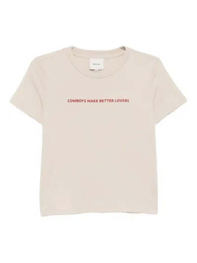 Reformation Classic Crew Tee In Coyote Cowboy