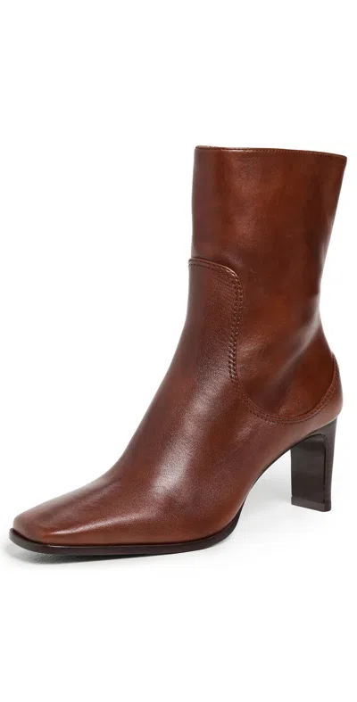 REFORMATION CLAUDETTE ANKLE BOOTS CAVALIER LEATHER