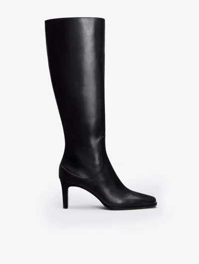 Reformation Claudette Knee Boot In Black