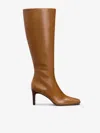 Reformation Claudette Knee Boot In Brown