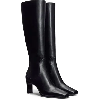 Reformation Claudette Knee High Boot In Animal Print