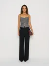 Reformation Clayten Top In Black