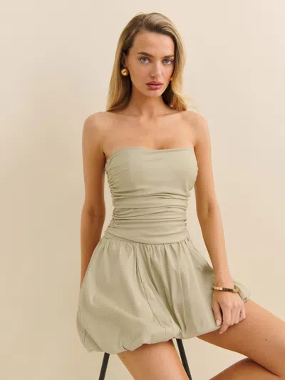 Reformation Clea Dress In Dried Herbs