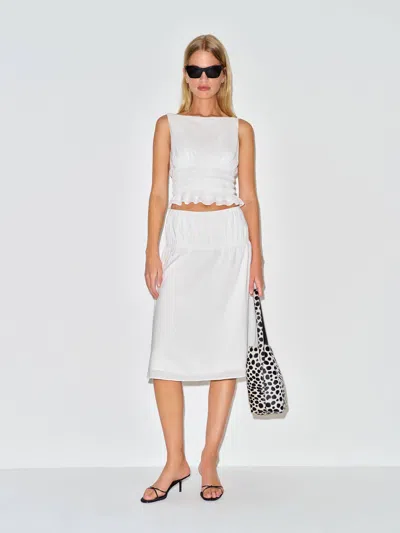 Reformation Clement Two Piece Ivory 6 In White