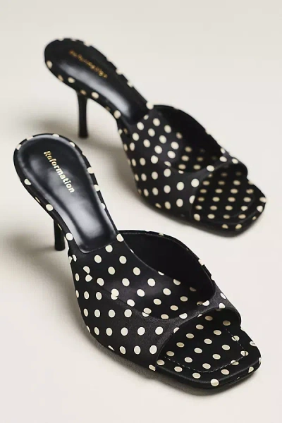 Reformation Clementine Mule Heels In Black