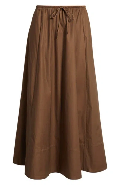 Reformation Cleo Midi Skirt In Brown