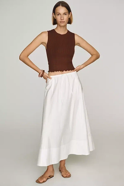 Reformation Cleo Skirt In Brown
