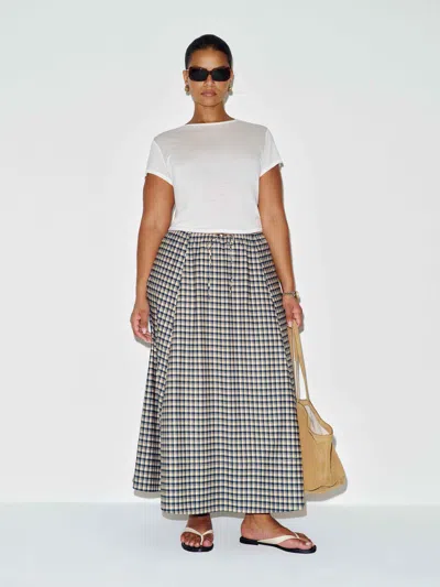 Reformation Cleo Skirt Es 3x In Blue