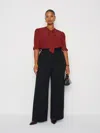 Reformation Cloud Egg Blouse Es In Red