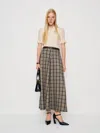 Reformation Cloud Egg Blouse In Multi