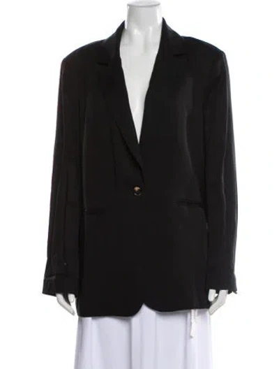 Pre-owned Reformation Coat In Black