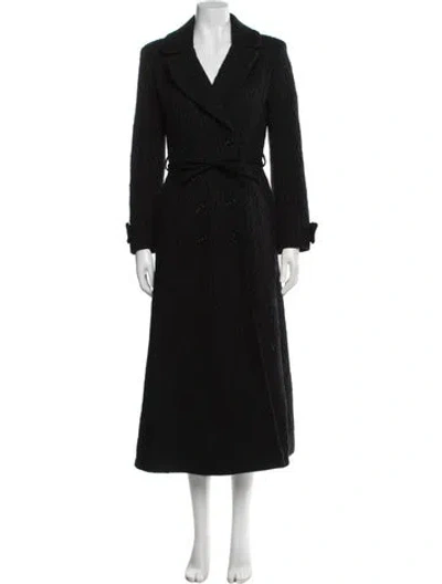Pre-owned Reformation Coat In Black
