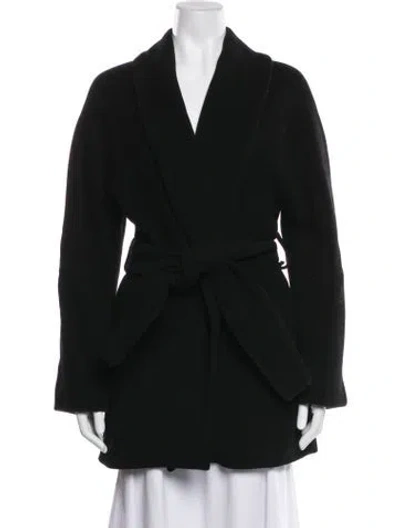 Pre-owned Reformation Coat In Black