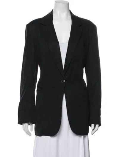 Pre-owned Reformation Coat In Black