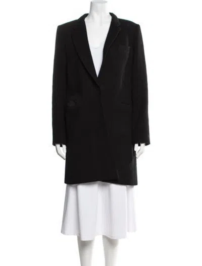 Pre-owned Reformation Coat In Black