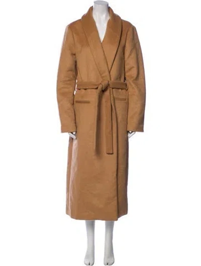 Pre-owned Reformation Coat In Neutral