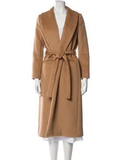 Pre-owned Reformation Coat In Neutral