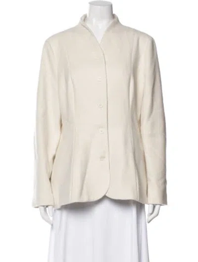 Pre-owned Reformation Coat In Neutral