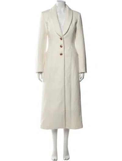 Pre-owned Reformation Coat In Neutrals