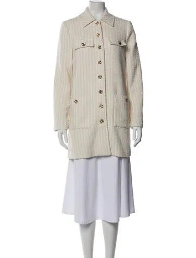 Pre-owned Reformation Coat W/ Tags In White
