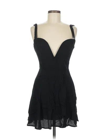 Pre-owned Reformation Cocktail Dress In Black