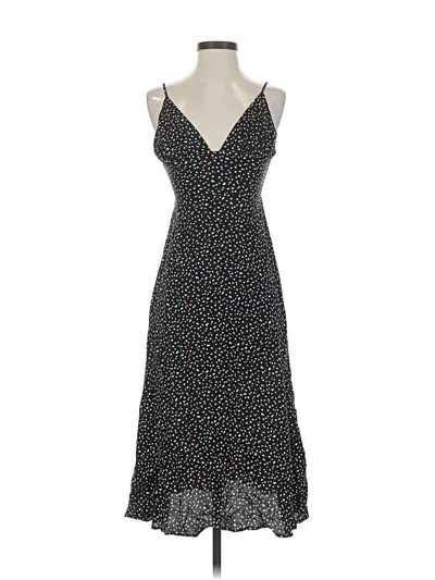Pre-owned Reformation Cocktail Dress In Black
