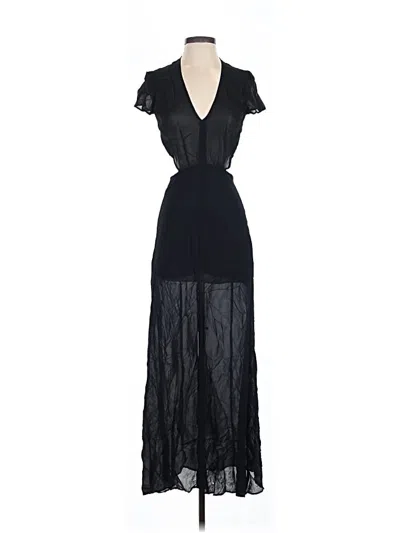 Pre-owned Reformation Cocktail Dress In Black