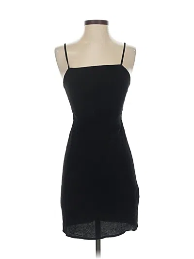 Pre-owned Reformation Cocktail Dress In Black