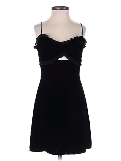 Pre-owned Reformation Cocktail Dress In Black