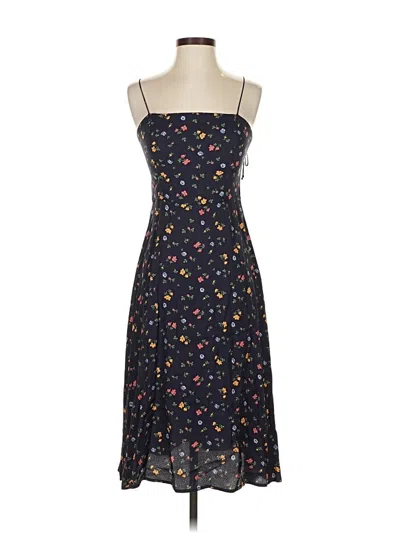 Pre-owned Reformation Cocktail Dress In Black