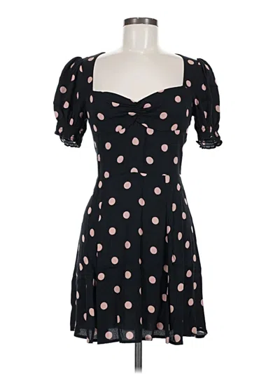 Pre-owned Reformation Cocktail Dress In Black
