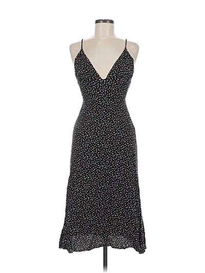 Pre-owned Reformation Cocktail Dress In Black