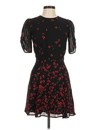Pre-owned Reformation Cocktail Dress In Black