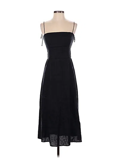 Pre-owned Reformation Cocktail Dress In Black