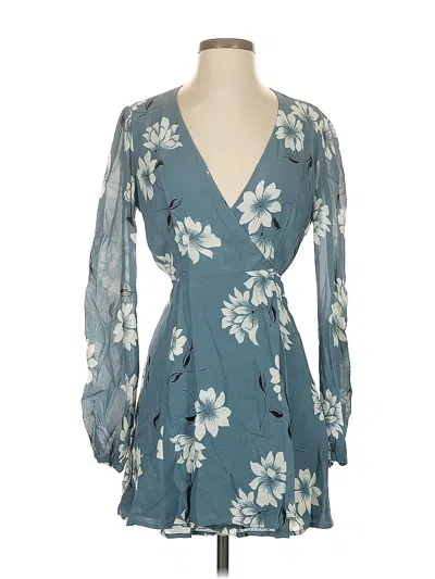 Pre-owned Reformation Cocktail Dress In Blue