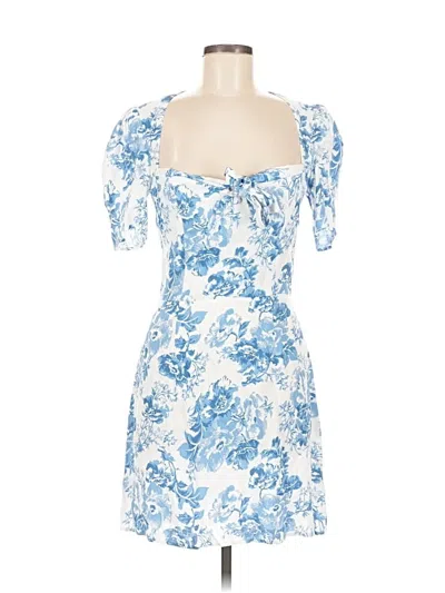 Pre-owned Reformation Cocktail Dress In Blue