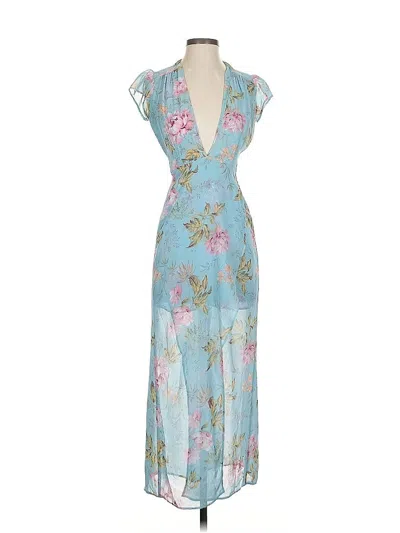 Pre-owned Reformation Cocktail Dress In Blue