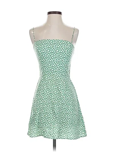 Pre-owned Reformation Cocktail Dress In Green