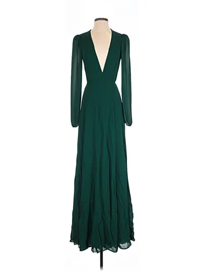 Pre-owned Reformation Cocktail Dress In Green